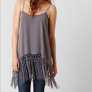 Gimmicks by BKE chiffon tank Sz XS